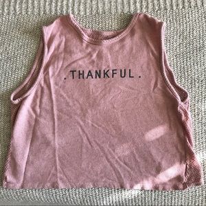 Good hYOUman flutter tank “thankful”